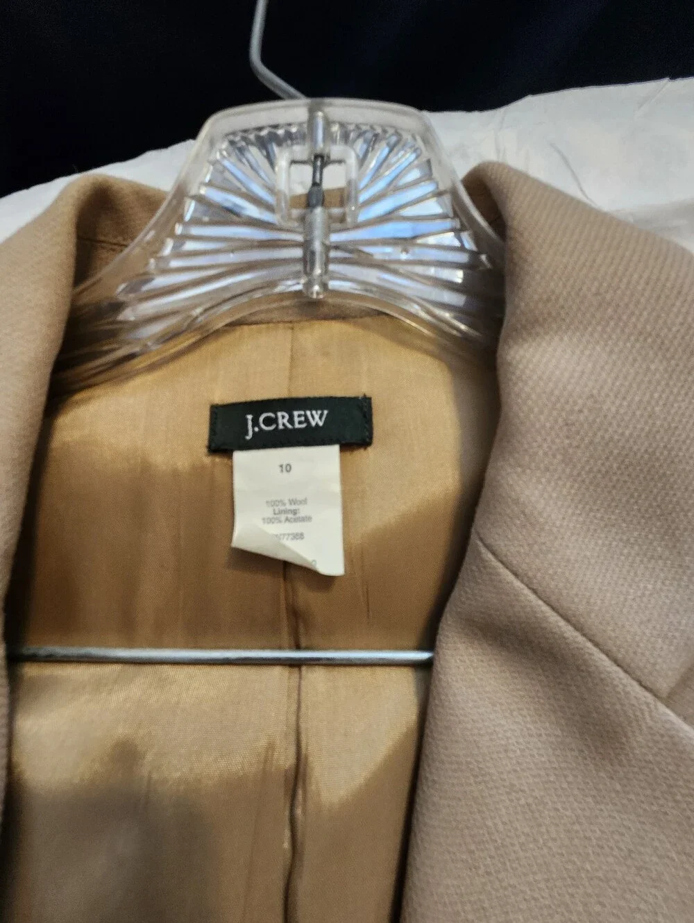 J. Crew Tan Wool Blazer